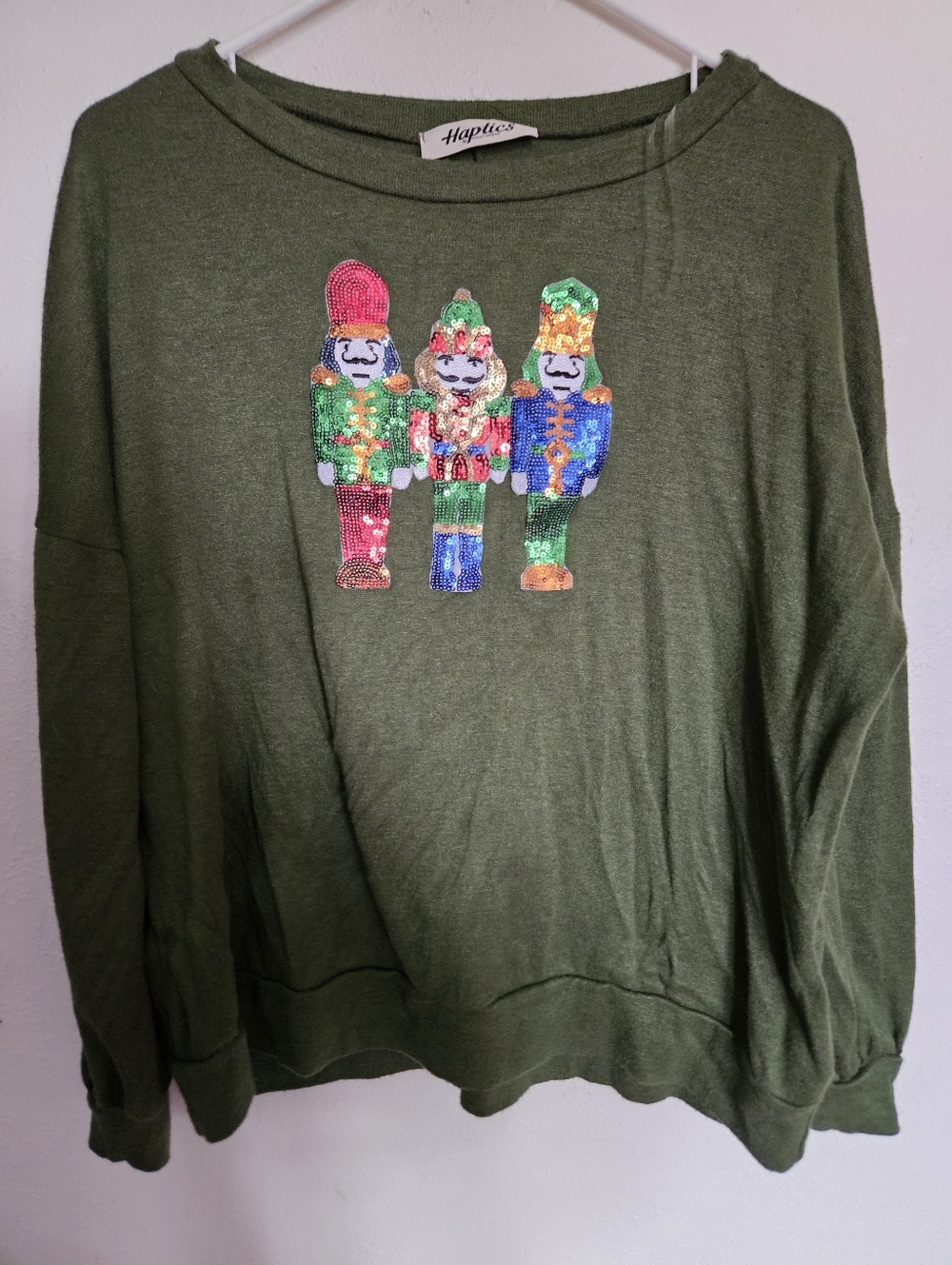 Haptics Knutcrucker Christmas Top